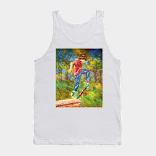 Skateboarder Tank Top